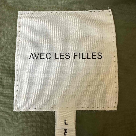 NWT Avec Les Filles Colorblock Zip-up Windbreaker Size Large - Picture 2 of 6